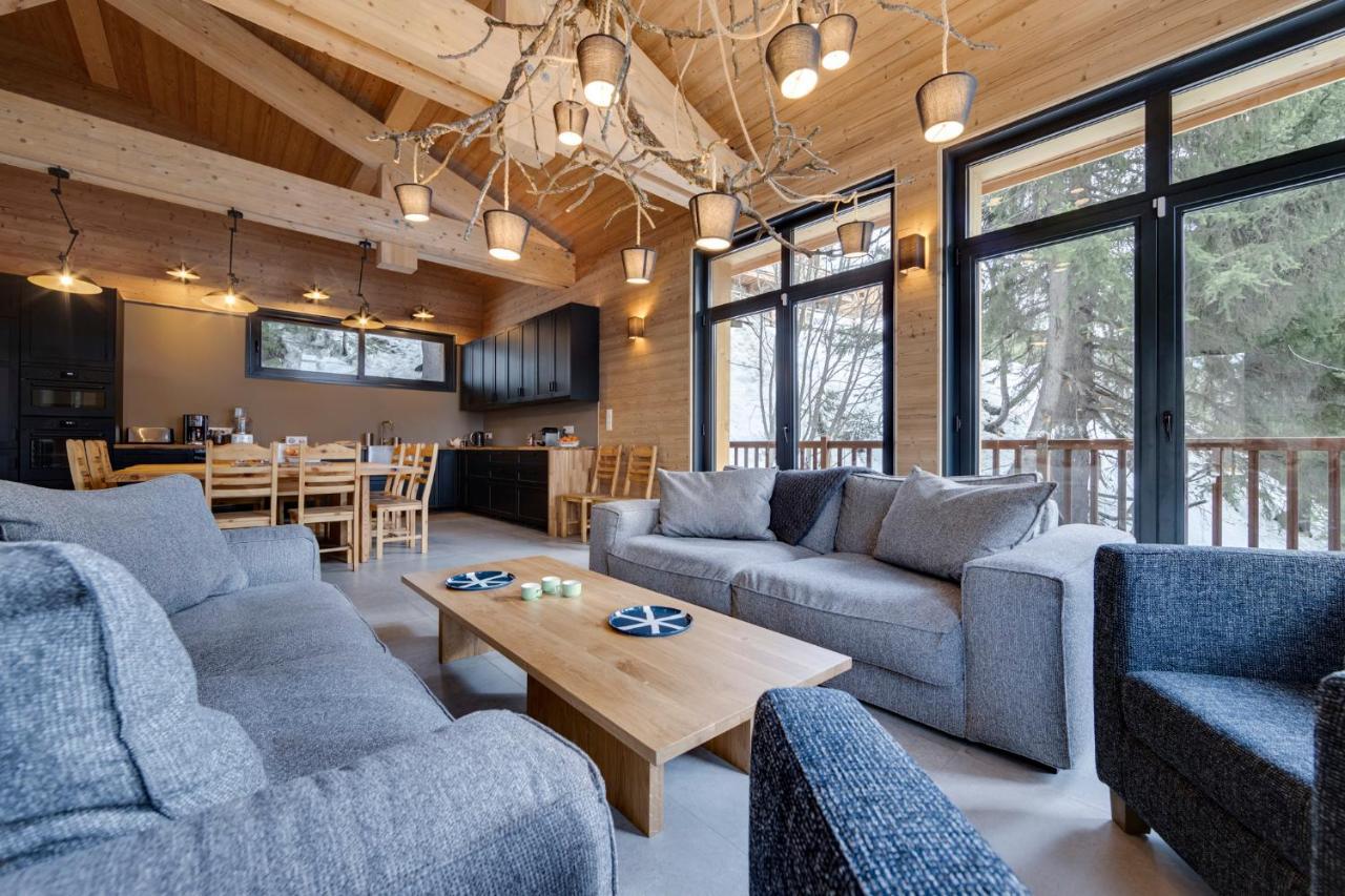Chalet Du Bois Melay - Piscine - Proche Pistes - 15 Personnes 라 플라뉴 외부 사진