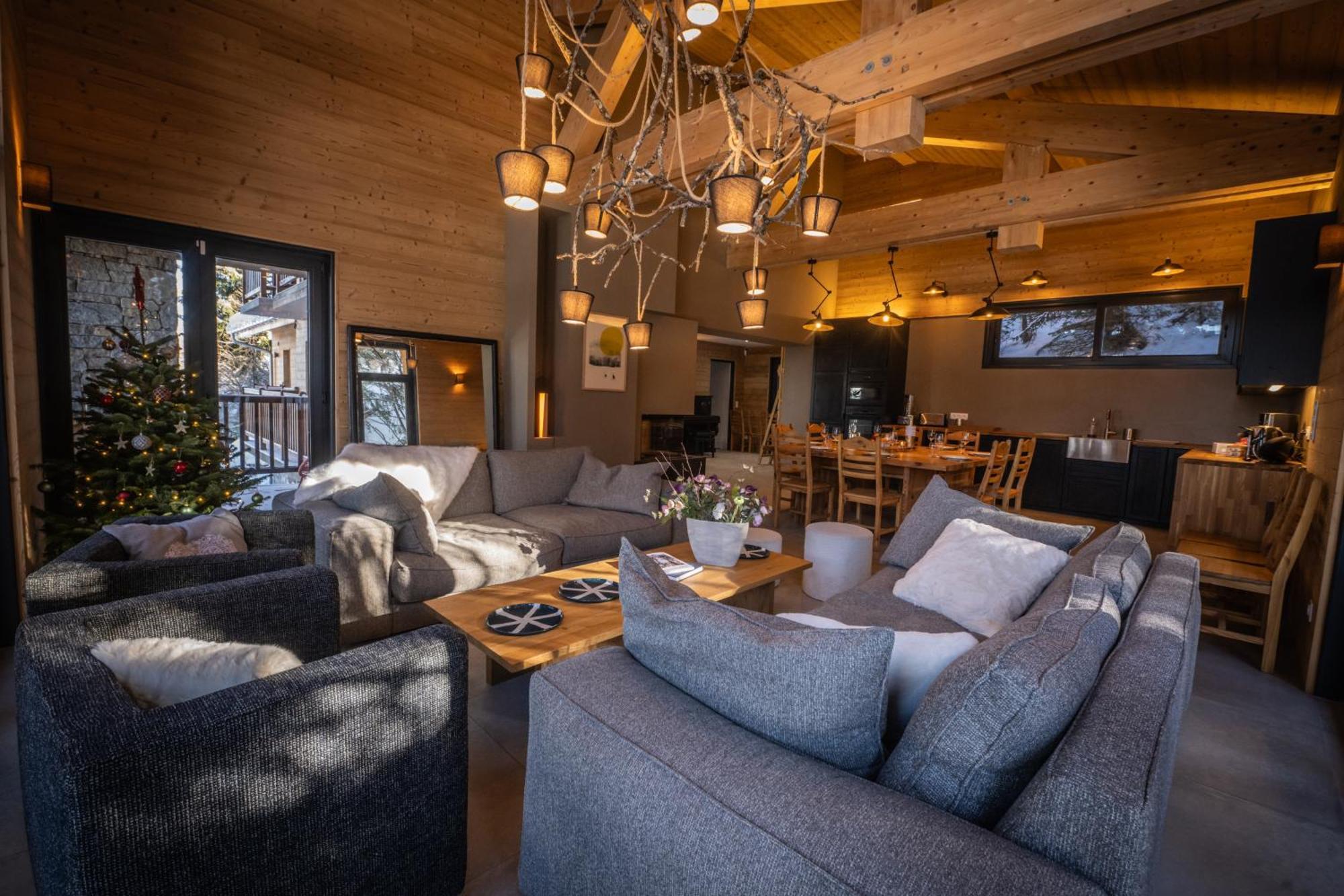 Chalet Du Bois Melay - Piscine - Proche Pistes - 15 Personnes 라 플라뉴 외부 사진